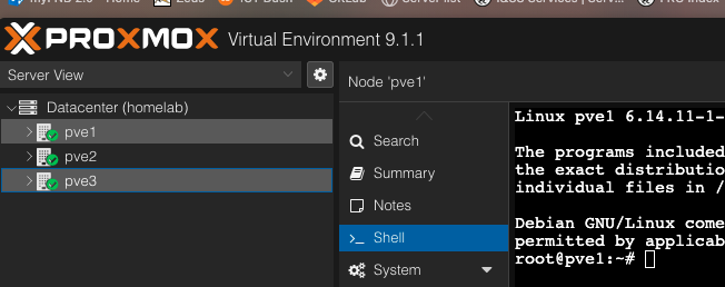 Shell UI